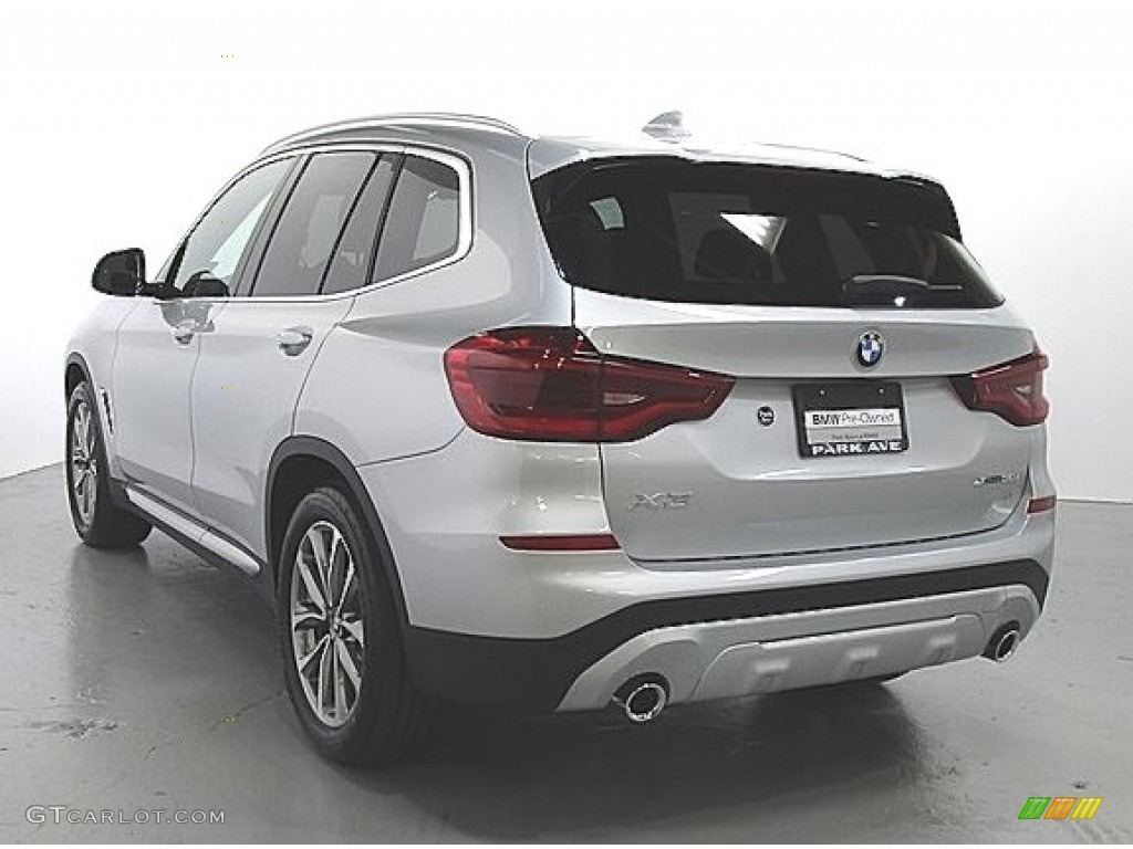 2019 X3 xDrive30i - Glacier Silver Metallic / Black photo #3