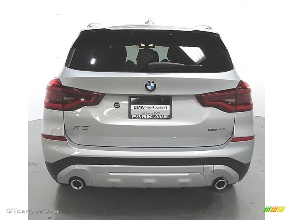 2019 X3 xDrive30i - Glacier Silver Metallic / Black photo #4