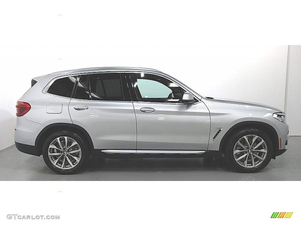 2019 X3 xDrive30i - Glacier Silver Metallic / Black photo #6