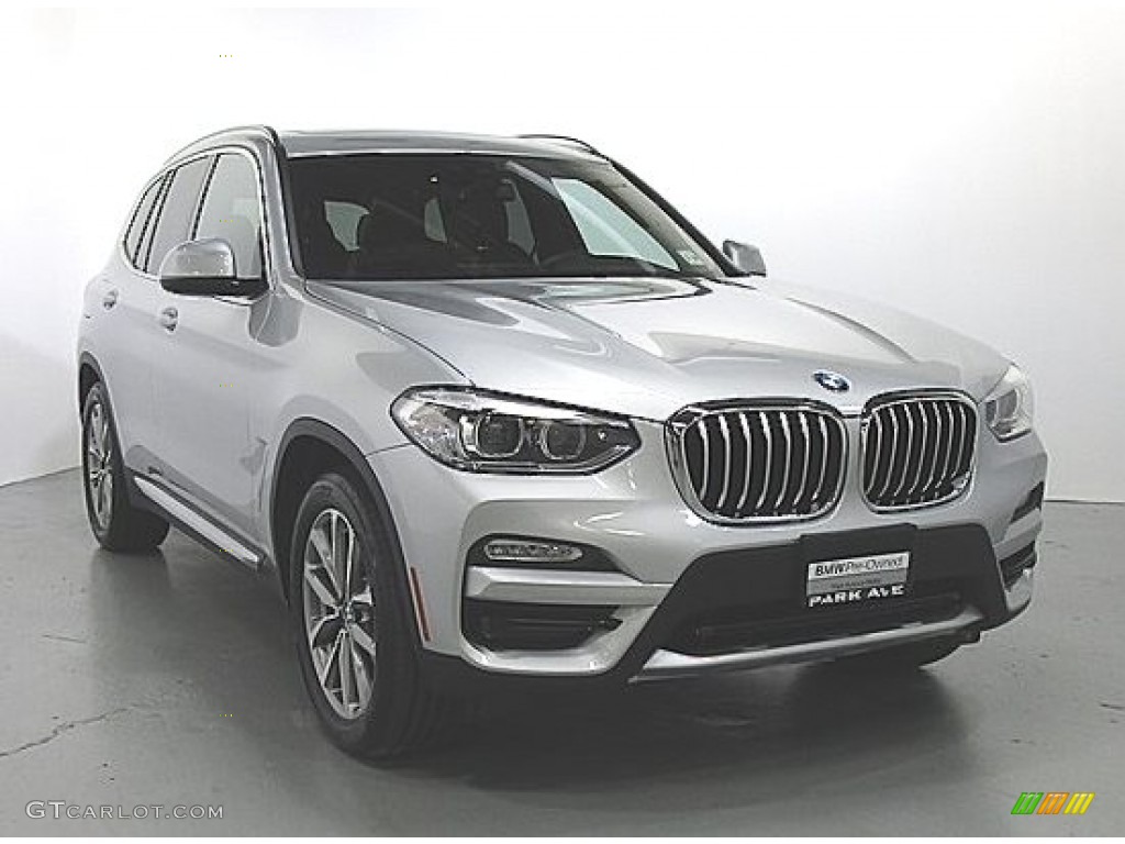 2019 X3 xDrive30i - Glacier Silver Metallic / Black photo #7