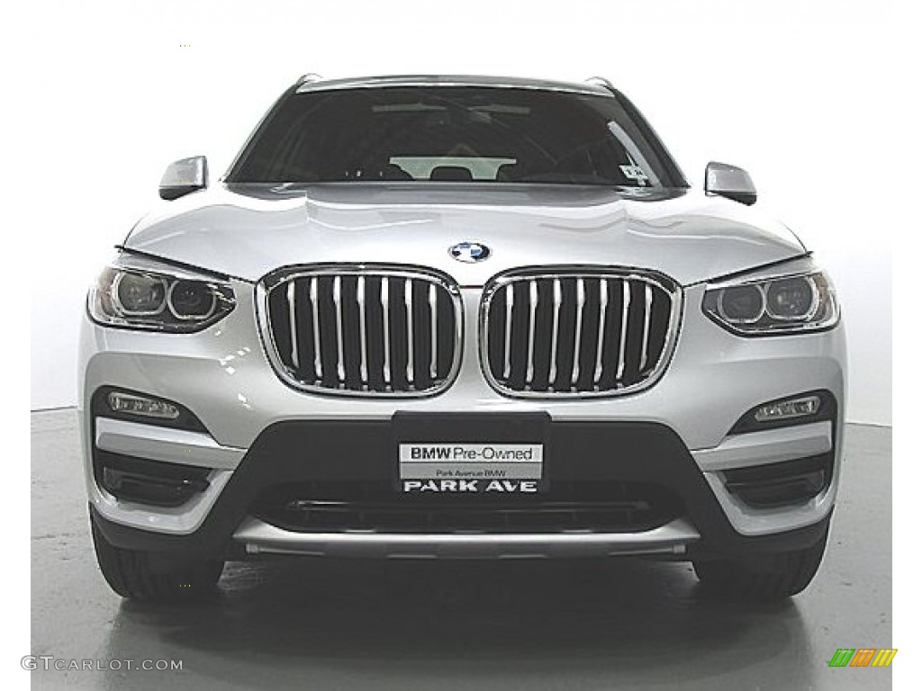2019 X3 xDrive30i - Glacier Silver Metallic / Black photo #8