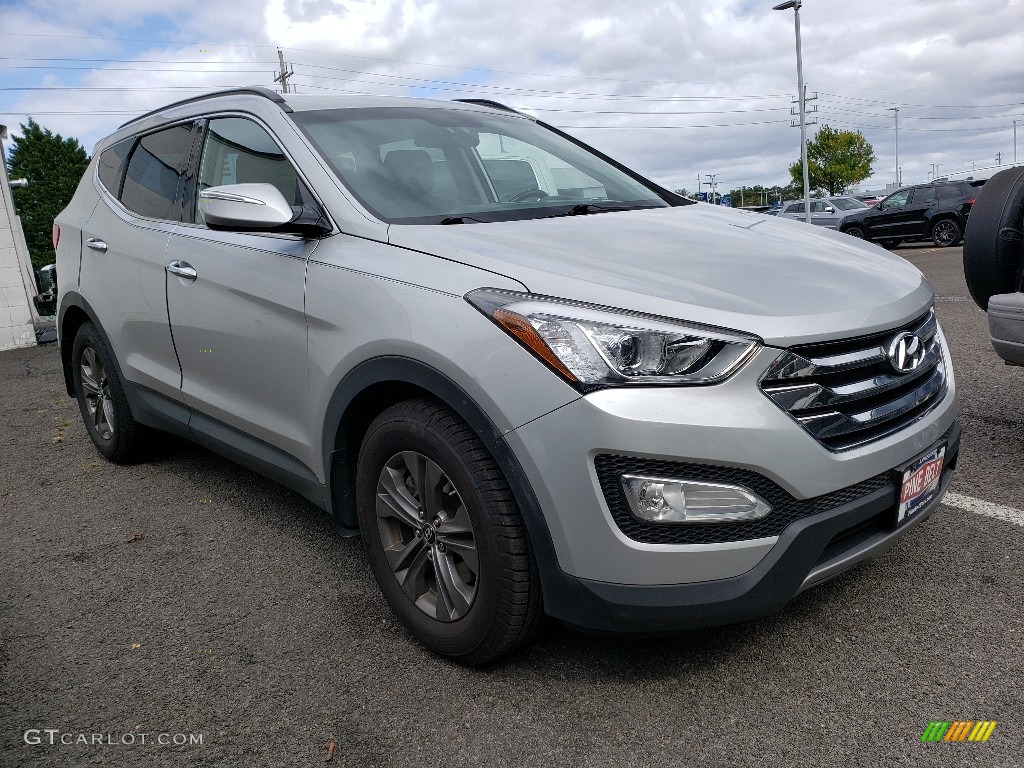 2013 Santa Fe Sport AWD - Moonstone Silver / Gray photo #1