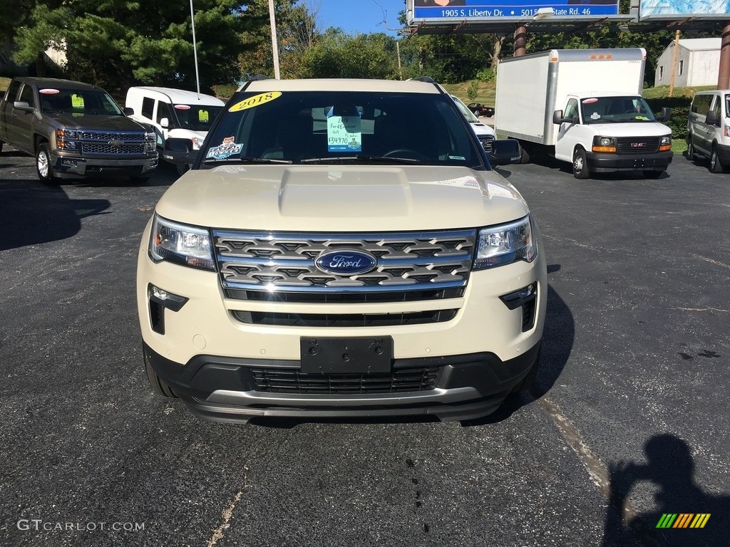 2018 Explorer XLT 4WD - Platinum Dune / Medium Stone photo #3