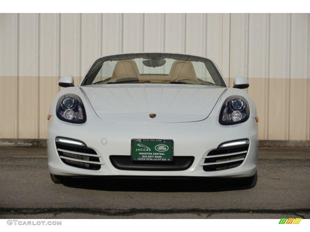 2013 Boxster  - White / Luxor Beige photo #2