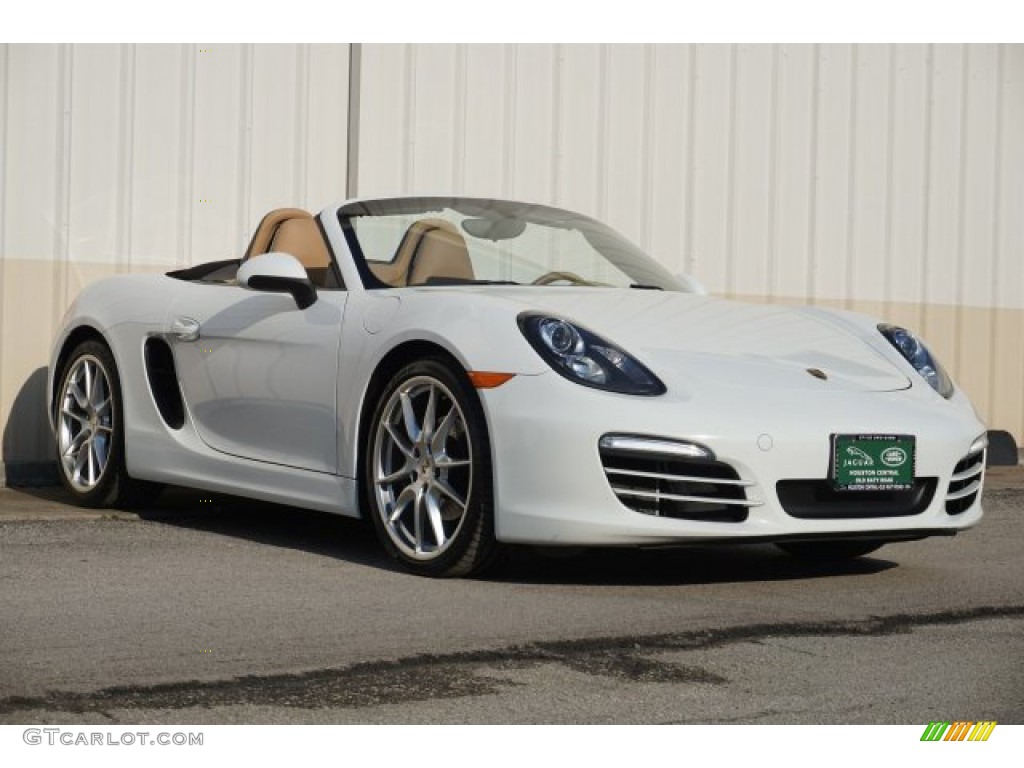 2013 Boxster  - White / Luxor Beige photo #3