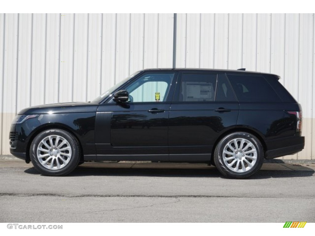 Santorini Black Metallic 2020 Land Rover Range Rover HSE Exterior Photo #135193597
