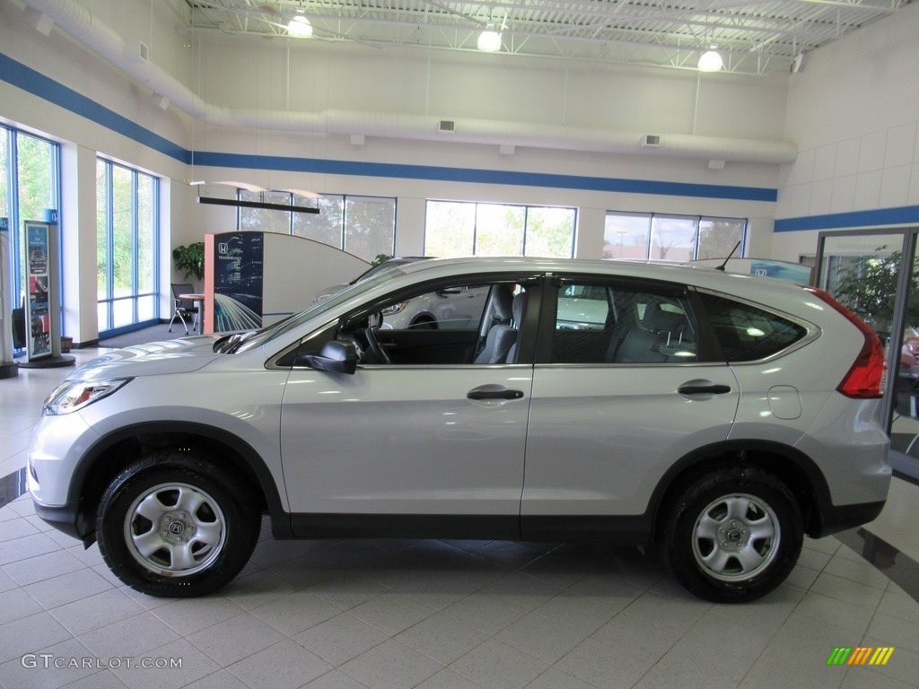 2016 CR-V LX AWD - Alabaster Silver Metallic / Gray photo #2