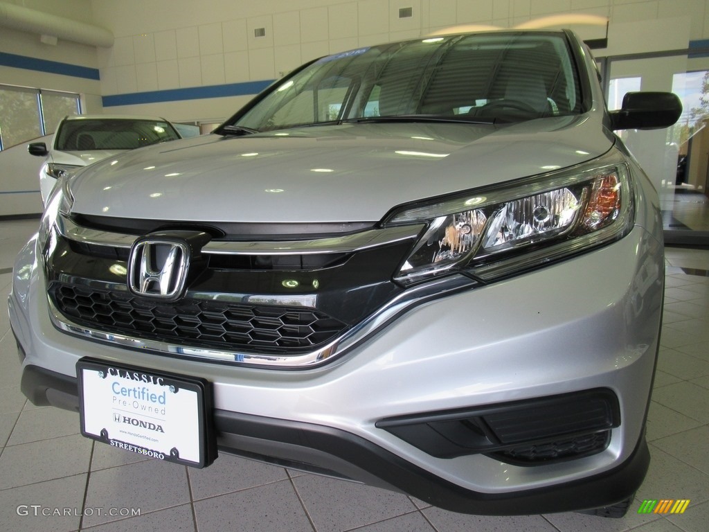 2016 CR-V LX AWD - Alabaster Silver Metallic / Gray photo #7