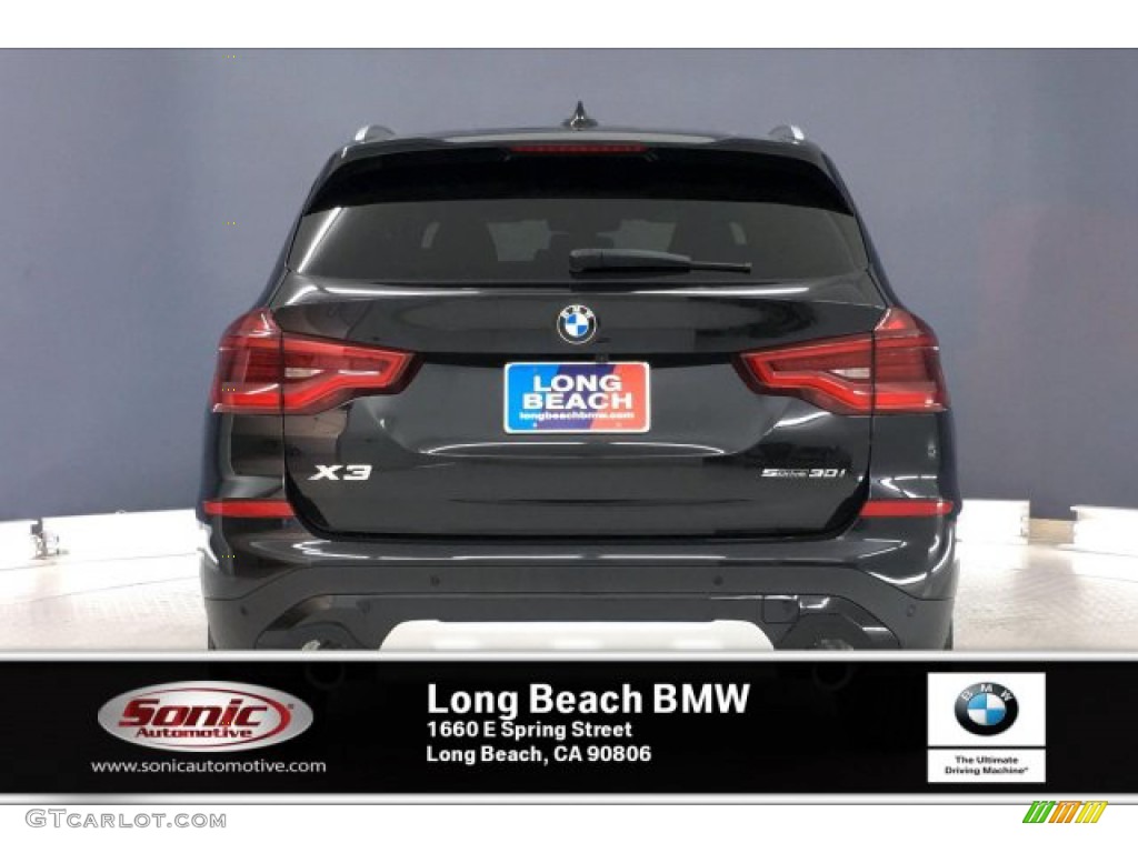2020 X3 sDrive30i - Black Sapphire Metallic / Black photo #3