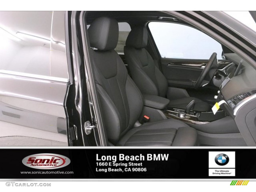 2020 X3 sDrive30i - Black Sapphire Metallic / Black photo #7