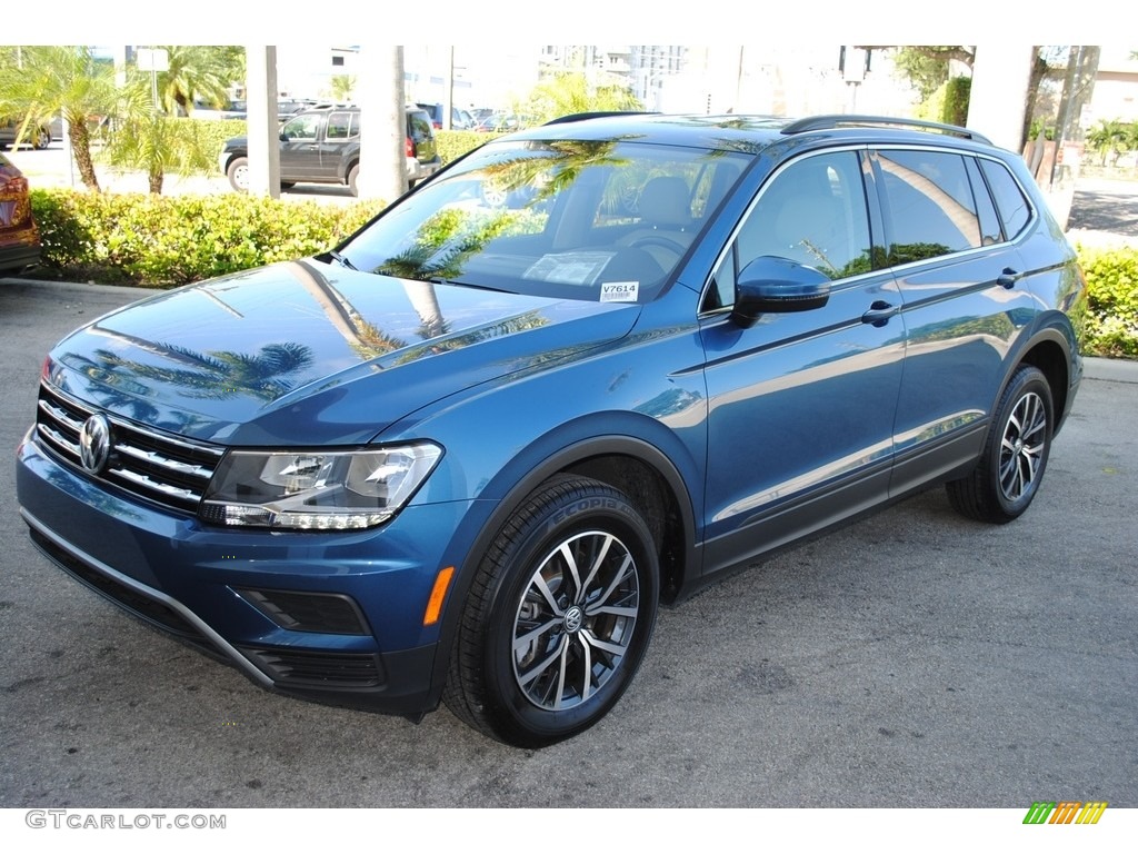 Stone Blue Metallic 2019 Volkswagen Tiguan SE Exterior Photo #135197747