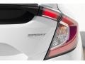 2020 Platinum White Pearl Honda Civic Sport Hatchback  photo #8