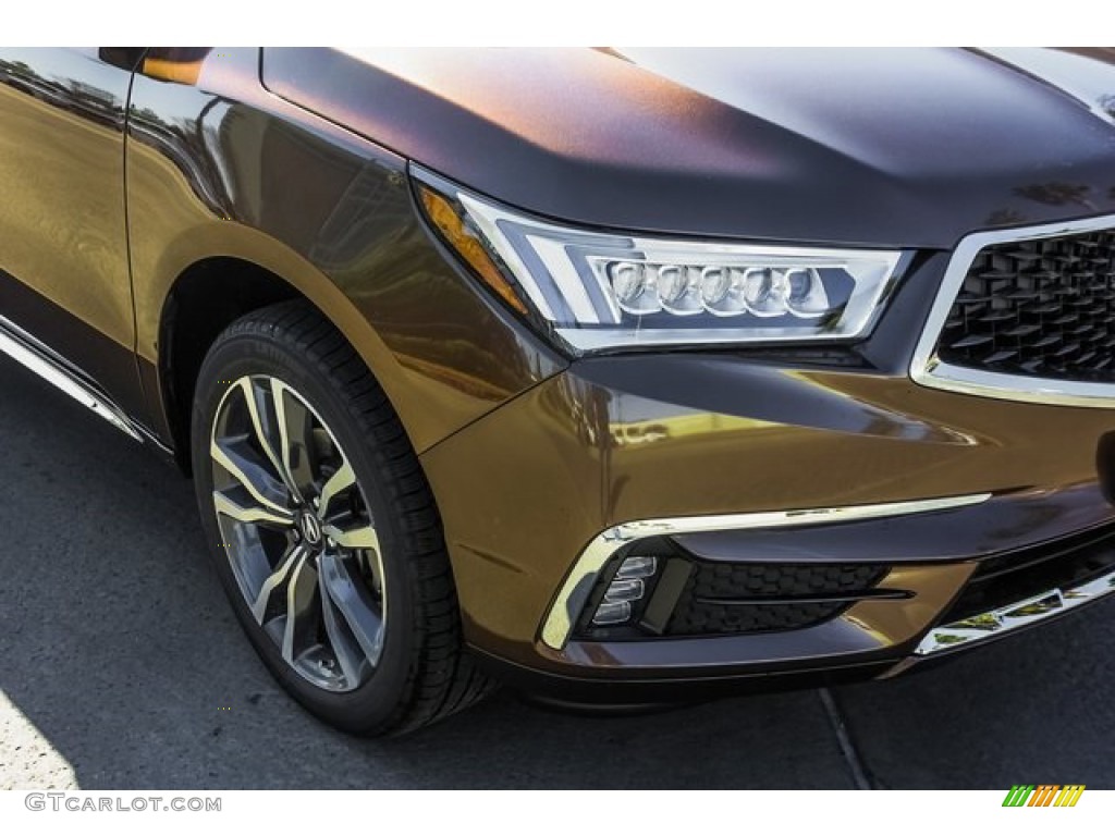 2019 MDX Advance SH-AWD - Canyon Bronze Metallic / Espresso photo #10