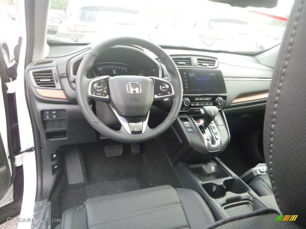 2019 Honda CR-V Touring AWD Black Dashboard Photo #135200789