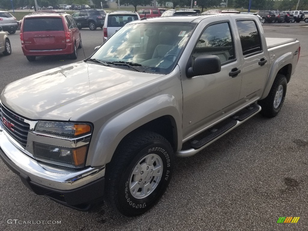 2006 Canyon SLT Crew Cab 4x4 - Silver Birch Metallic / Dark Pewter photo #7