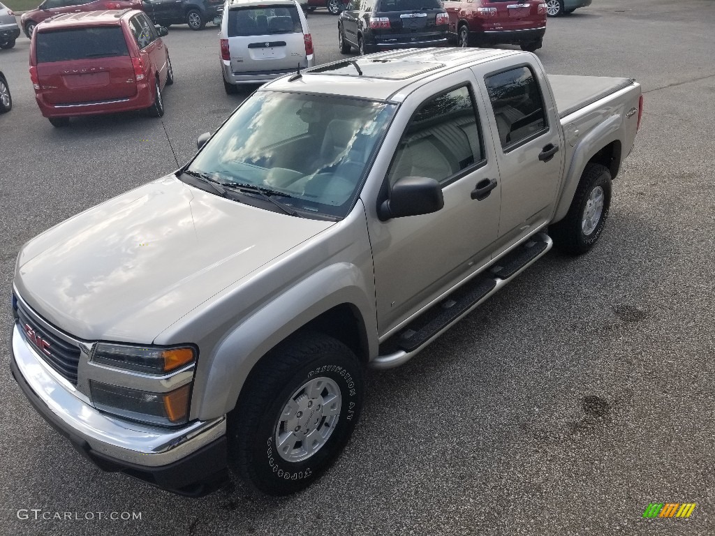 2006 Canyon SLT Crew Cab 4x4 - Silver Birch Metallic / Dark Pewter photo #13