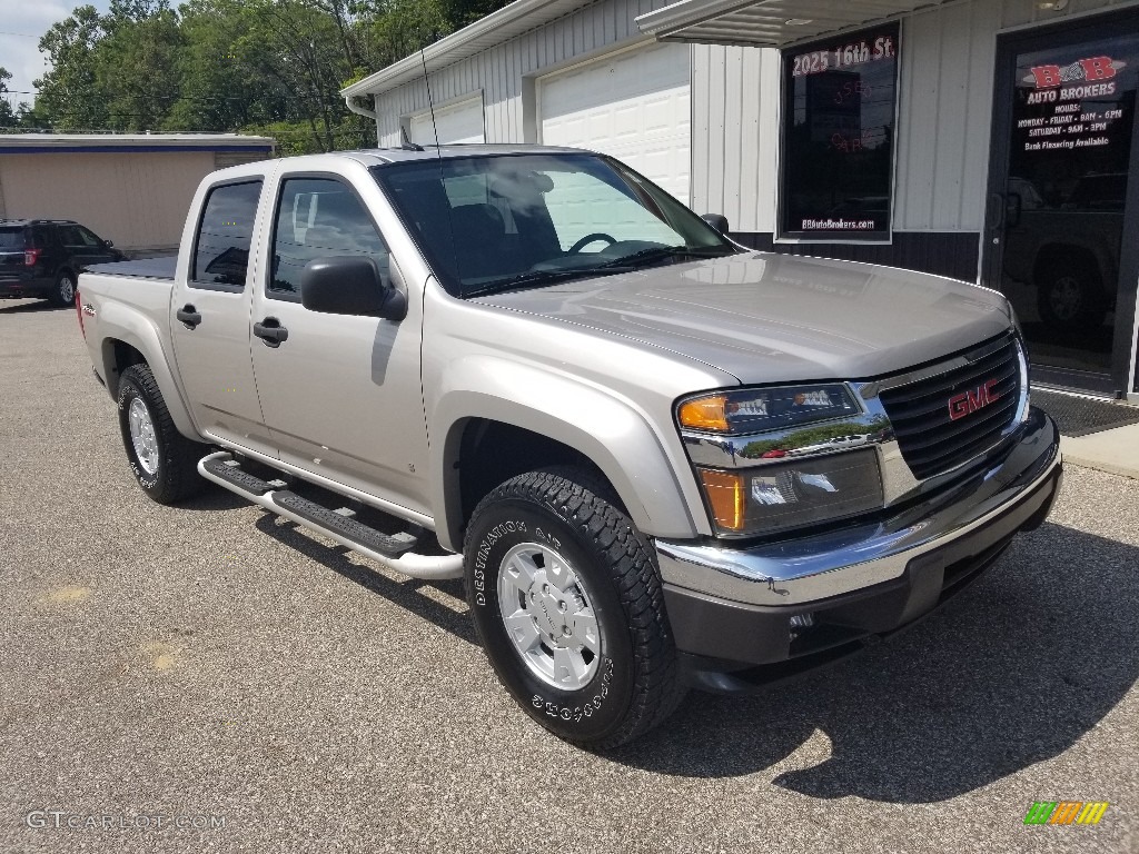 2006 Canyon SLT Crew Cab 4x4 - Silver Birch Metallic / Dark Pewter photo #32