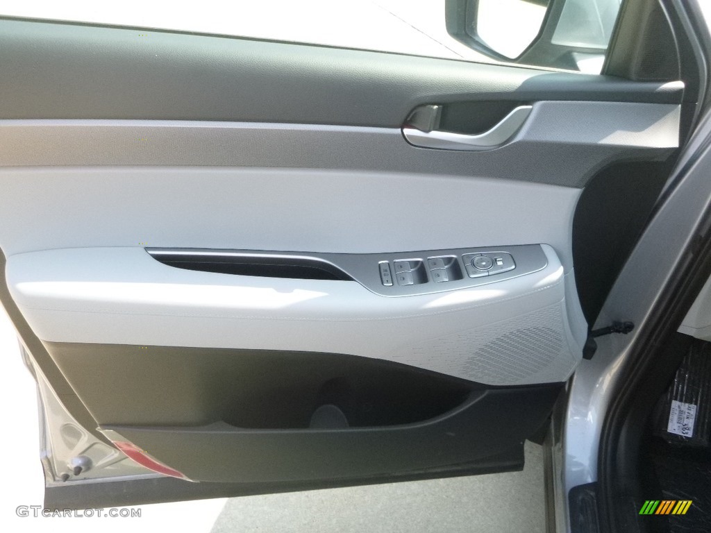 2020 Hyundai Palisade SEL AWD Black/Gray Door Panel Photo #135202040