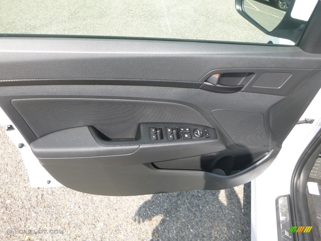 2020 Hyundai Elantra Sport Black Door Panel Photo #135202298