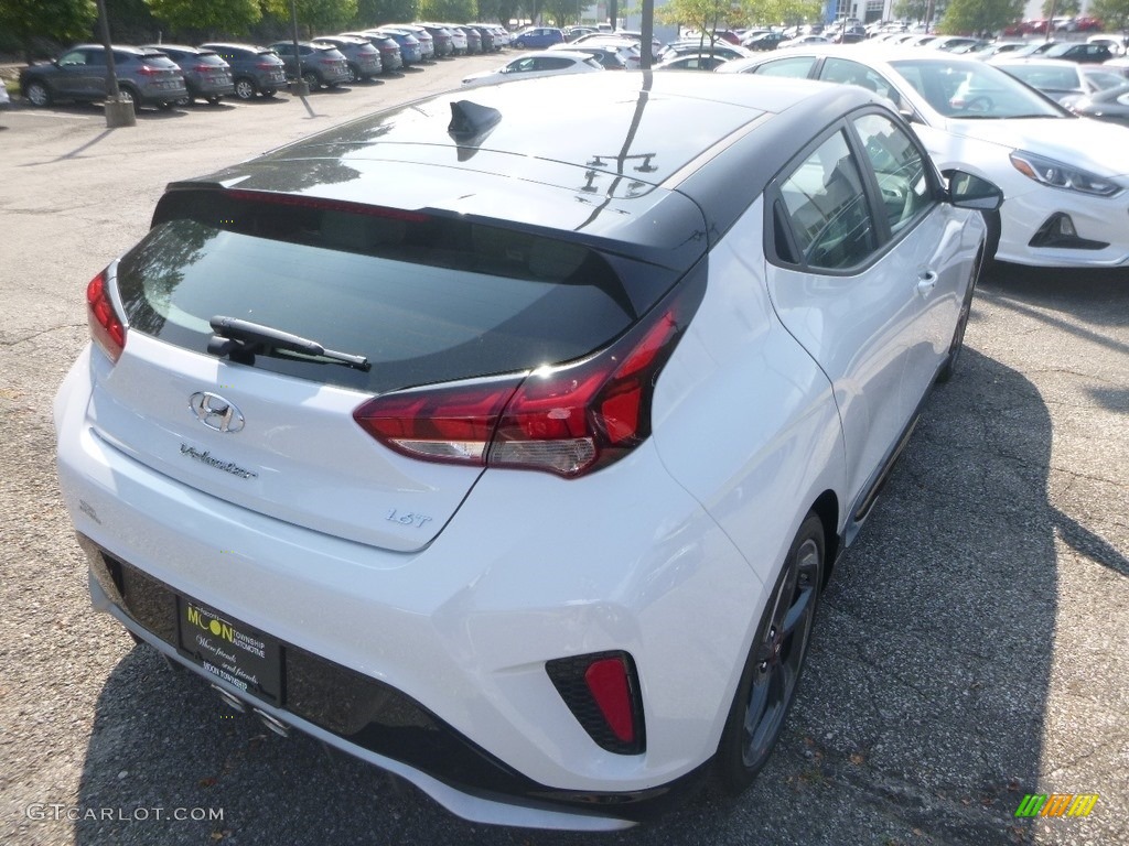 2020 Veloster Turbo Ultimate - Chalk White / Gray photo #2