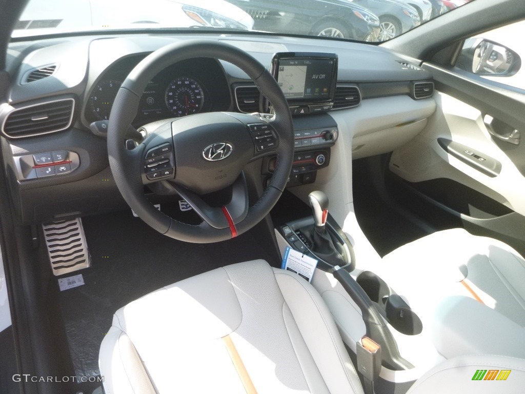 Gray Interior 2020 Hyundai Veloster Turbo Ultimate Photo #135202509