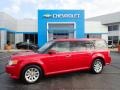 Red Candy Metallic 2010 Ford Flex SEL