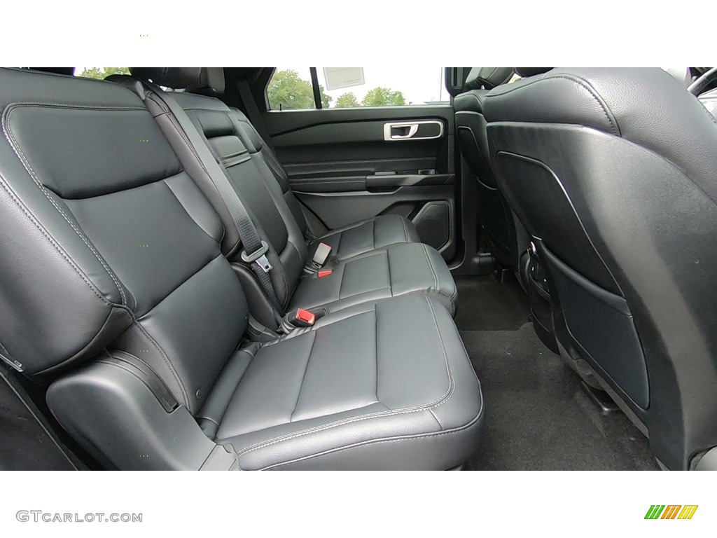 Ebony Interior 2020 Ford Explorer XLT 4WD Photo #135205262