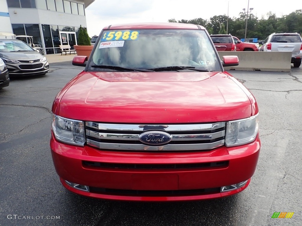 2010 Flex SEL - Red Candy Metallic / Charcoal Black photo #13