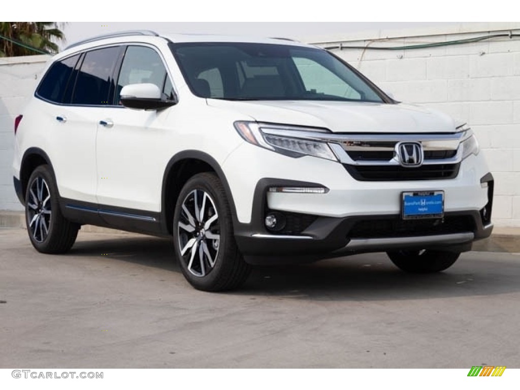 Platinum White Pearl 2020 Honda Pilot Touring Exterior Photo #135205505
