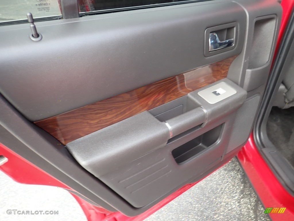 2010 Flex SEL - Red Candy Metallic / Charcoal Black photo #25