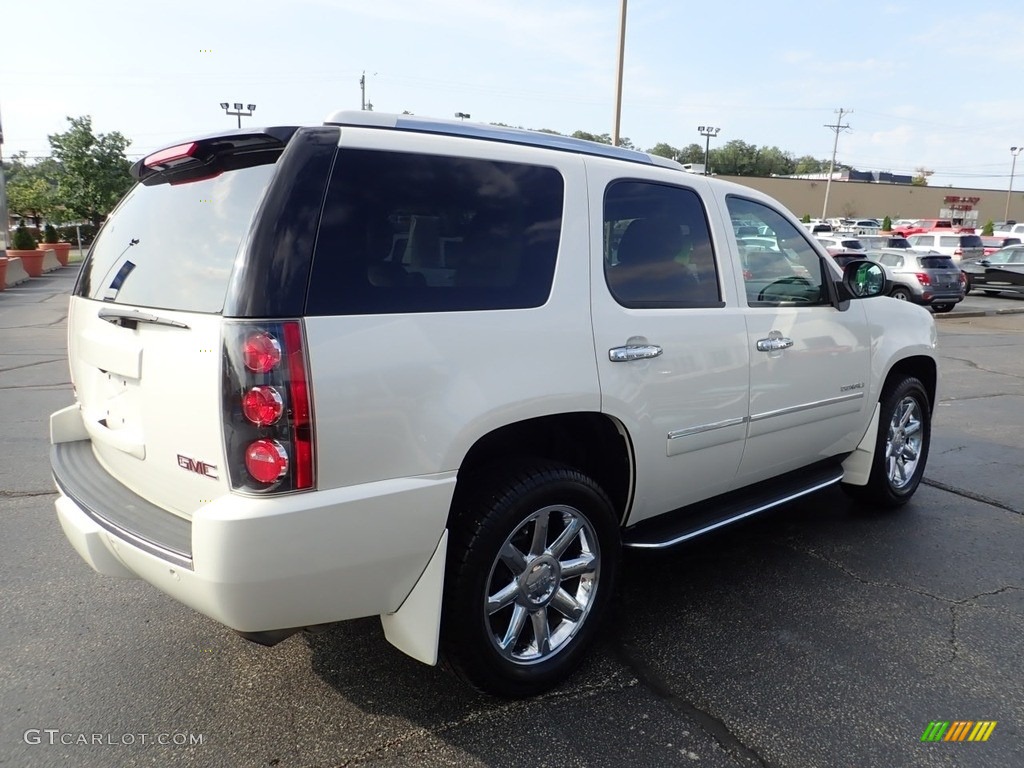 2011 Yukon Denali AWD - White Diamond Tintcoat / Cocoa/Light Cashmere photo #9