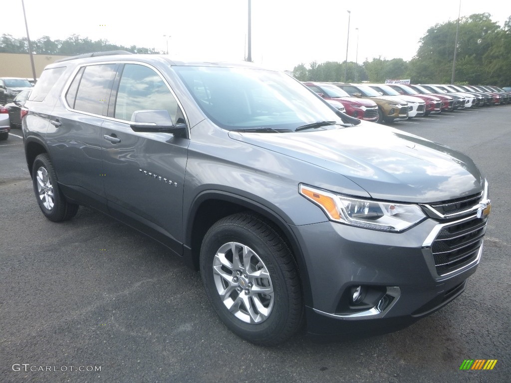 Satin Steel Metallic 2020 Chevrolet Traverse LT AWD Exterior Photo #135207410