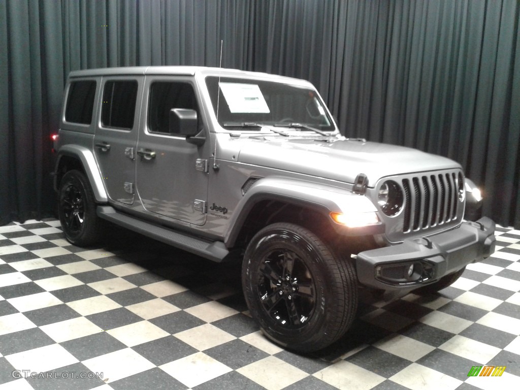 2020 Wrangler Unlimited Sahara 4x4 - Billet Silver Metallic / Black photo #4