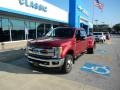 2017 Ruby Red Ford F350 Super Duty Lariat Crew Cab 4x4  photo #6