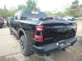 2019 Diamond Black Crystal Pearl Ram 1500 Rebel Crew Cab 4x4  photo #3