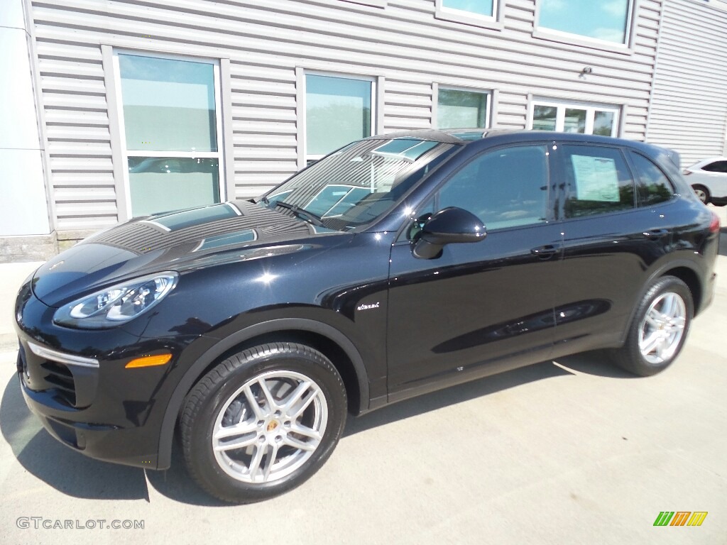 2015 Cayenne Diesel - Black / Agate Grey photo #1