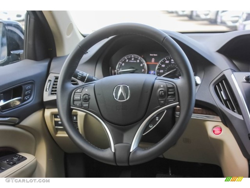 2020 Acura MDX AWD Parchment Steering Wheel Photo #135213035