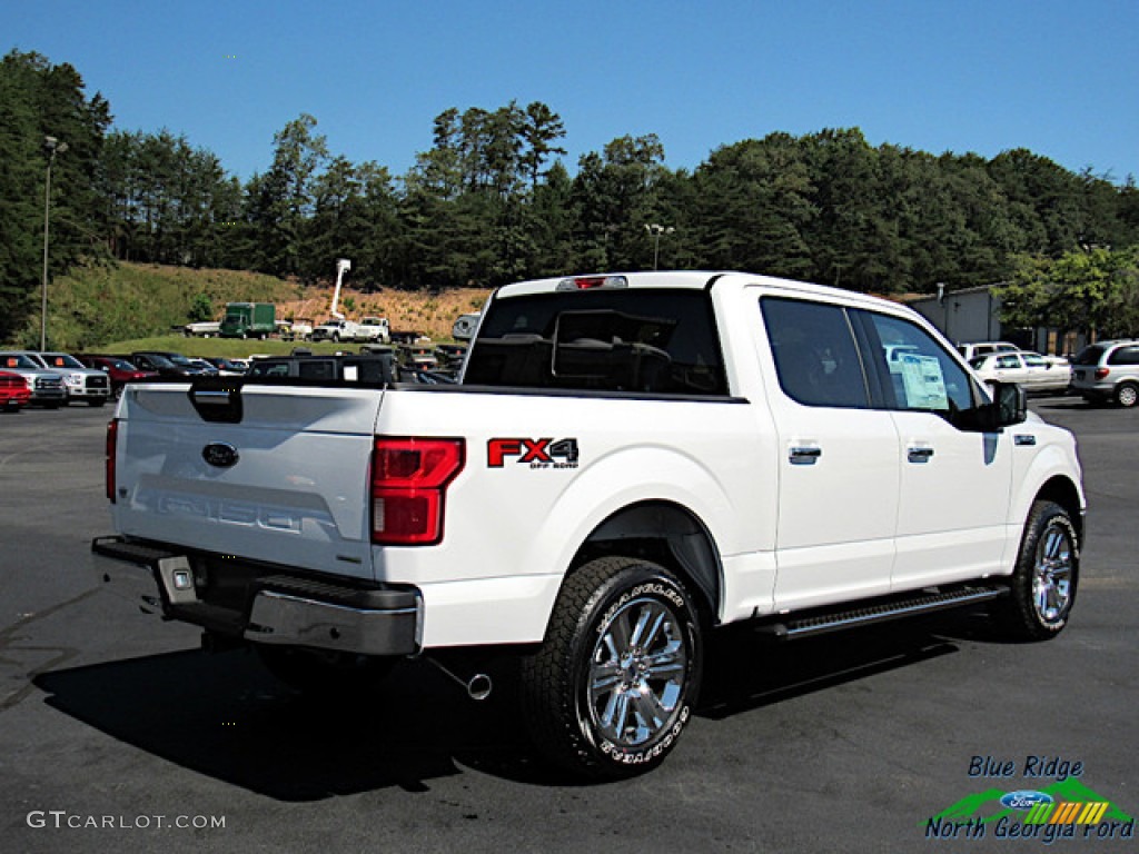 2019 F150 XLT SuperCrew 4x4 - Oxford White / Earth Gray photo #5