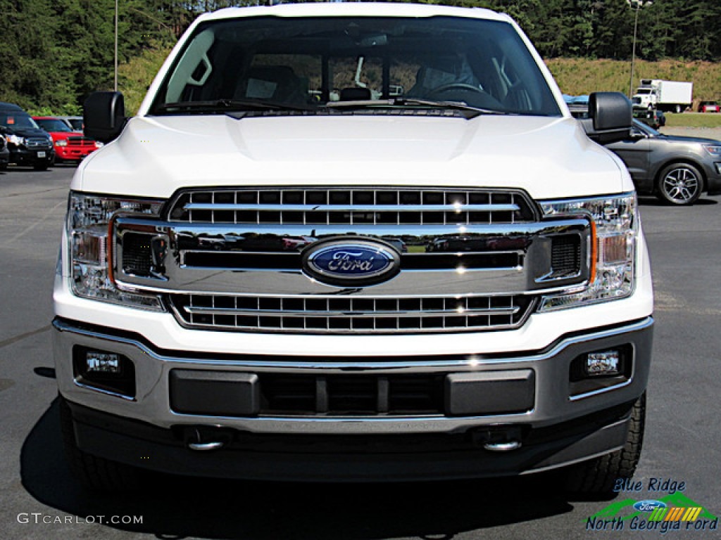 2019 F150 XLT SuperCrew 4x4 - Oxford White / Earth Gray photo #8