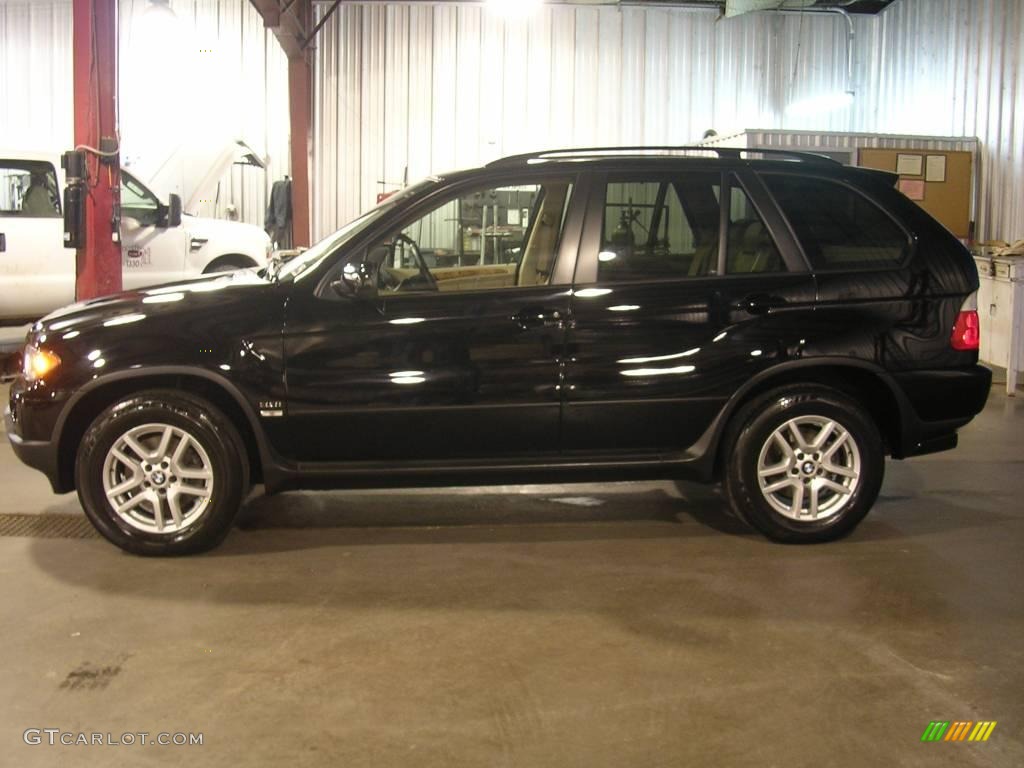 2006 X5 3.0i - Jet Black / Beige photo #13
