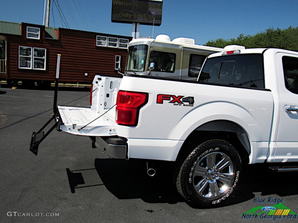 2019 F150 XLT SuperCrew 4x4 - Oxford White / Earth Gray photo #27