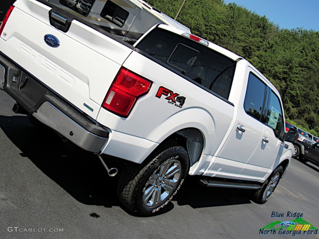 2019 F150 XLT SuperCrew 4x4 - Oxford White / Earth Gray photo #36