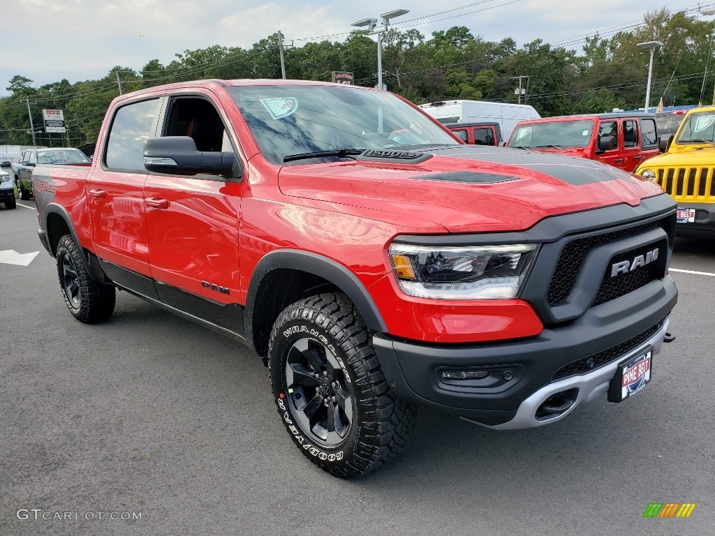 2020 1500 Rebel Crew Cab 4x4 - Flame Red / Red/Black photo #1