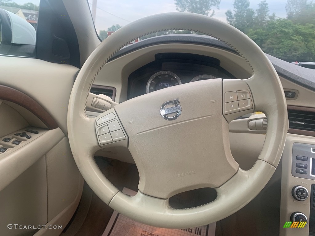 2008 S80 T6 AWD - Ice White / Sandstone Beige photo #17