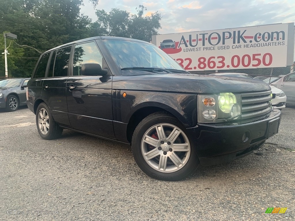 2003 Range Rover HSE - Java Black Metallic / Charcoal/Jet Black photo #1