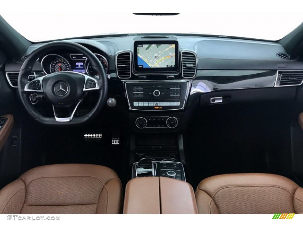 2018 Mercedes-Benz GLE 43 AMG 4Matic Coupe Saddle Brown/Black Dashboard Photo #135217583
