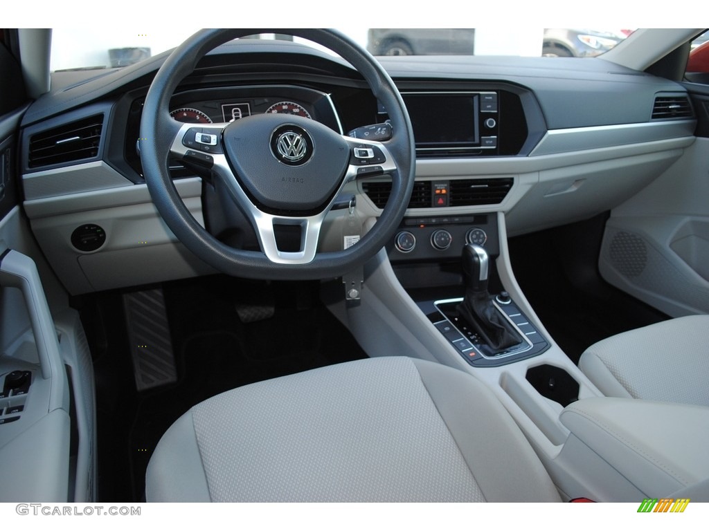 2019 Jetta S - Habanero Orange / Storm Gray photo #12