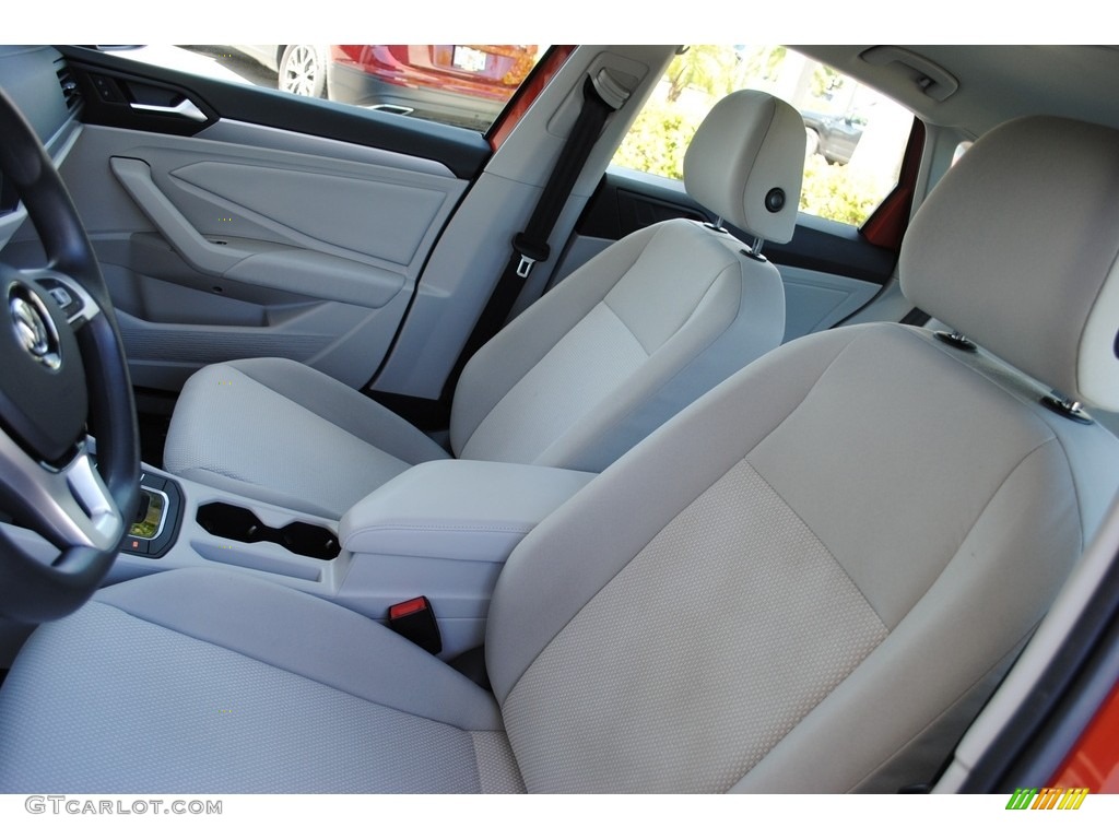2019 Jetta S - Habanero Orange / Storm Gray photo #13