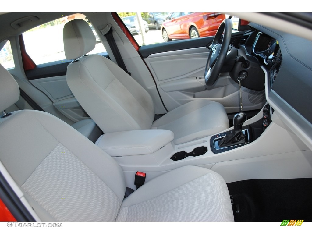 2019 Jetta S - Habanero Orange / Storm Gray photo #17