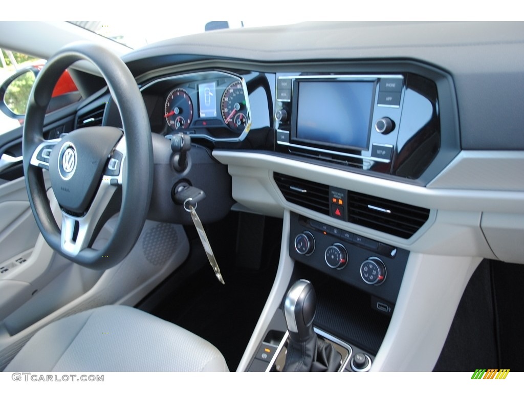 2019 Jetta S - Habanero Orange / Storm Gray photo #18